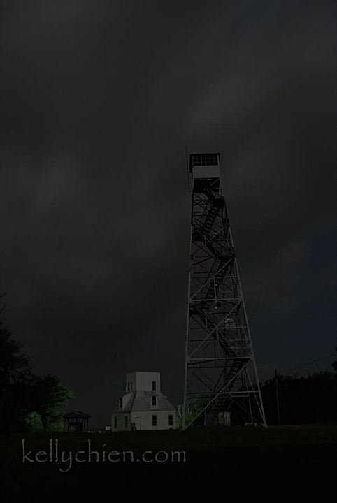 this-is-new-york.com Nighttime clouds and moonlight on the top of Mt. Utsayantha near Stamford NY photo by Kelly Chien