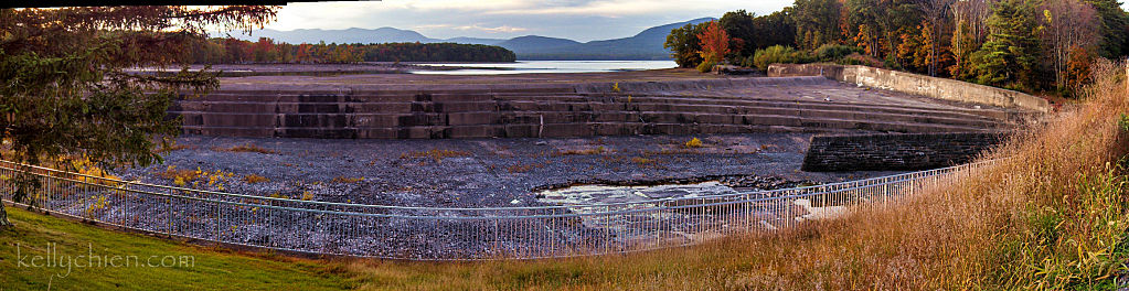 this-is-new-york.com Low water level at the Ashokan Reservoir spillway photo by Kelly Chien