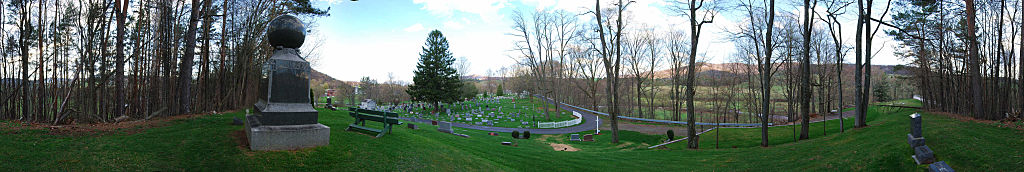 this-is-new-york.com View from the top of Locust Hill Cemetery in Hobart NY photo by Kelly Chien