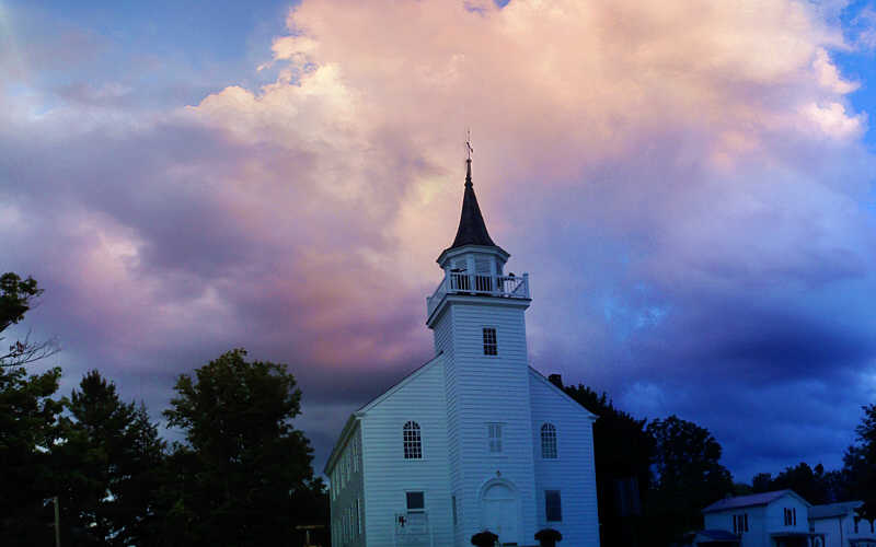 this-is-new-york.com Episcopal Church bell tower in Hobart NY photo by Kelly Chien