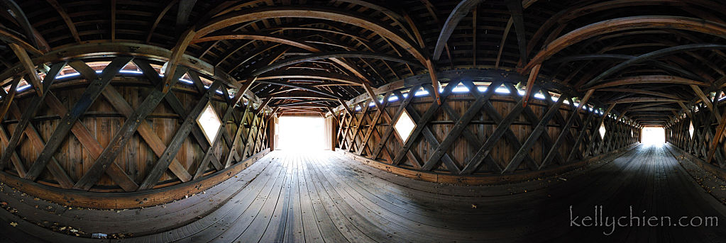 this-is-new-york.com Inside Fitch's Covered Bridge near Delhi NY photo by Kelly Chien