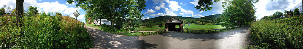 this-is-new-york.com Fitch's Bridge, old covered bridge near Delhi NY photo by Kelly Chien