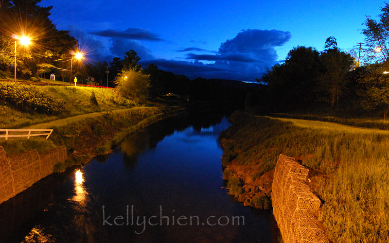 this-is-new-york.com Midnight on the Delaware River in Hobart NY photo by Kelly Chien