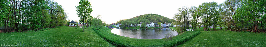 this-is-new-york.com Old mill pond on the Delaware River in Hobart NY photo by Kelly Chien