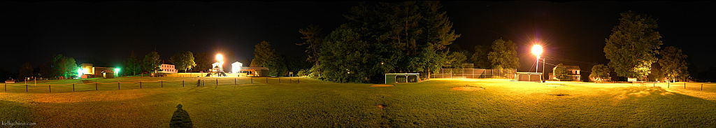 this-is-new-york.com Recreation field at night in Hobart NY photo by Kelly Chien