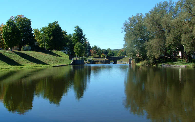 this-is-new-york.com Old mill pond in Hobart NY photo by Kelly Chien