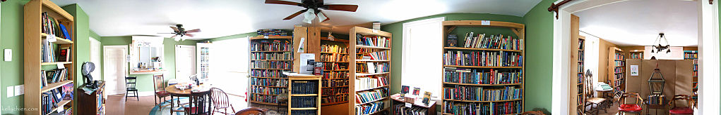 this-is-new-york.com Interior of Mysteries & More bookstore in Hobart NY photo by Kelly Chien