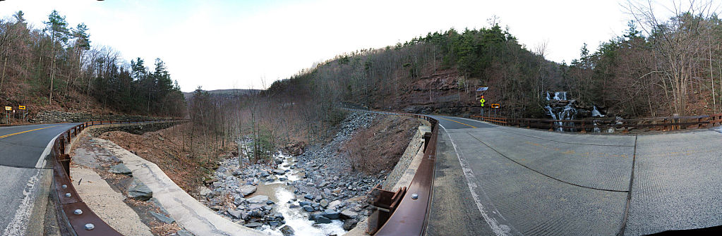 this-is-new-york.com Spruce Creek Falls along Palenville Mountain Road, Route 23 photo by Kelly Chien