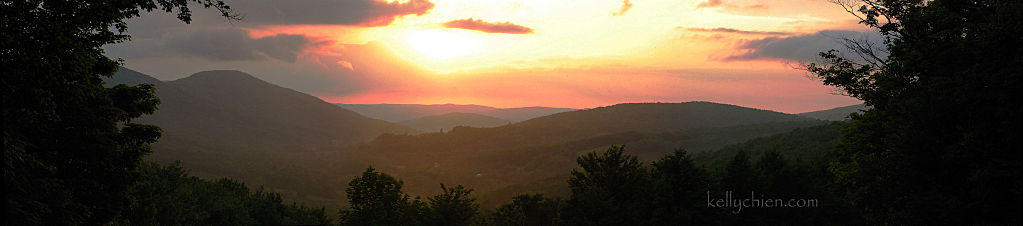 this-is-new-york.com Roxbury Mountain Road sunset near Hobart NY photo by Kelly Chien