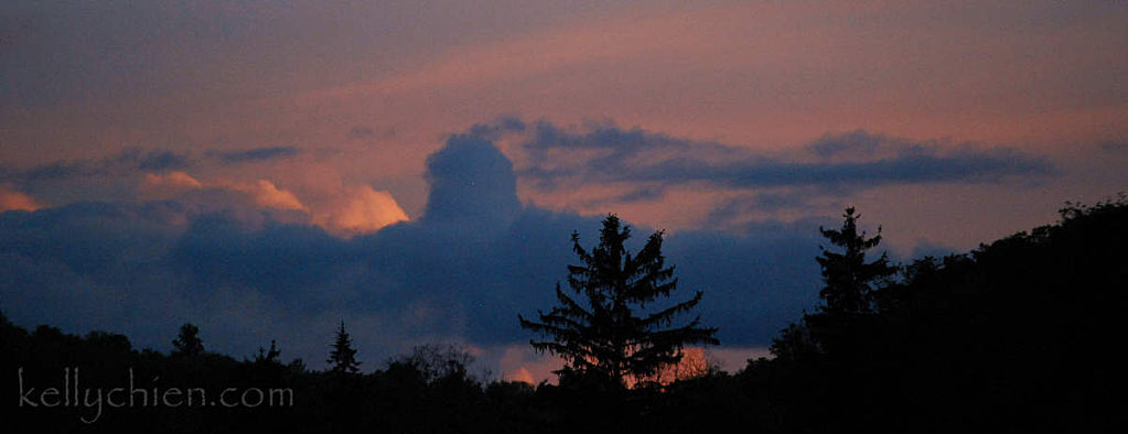 this-is-new-york.com Sunset over the fields near Grand Gorge NY photo by Kelly Chien