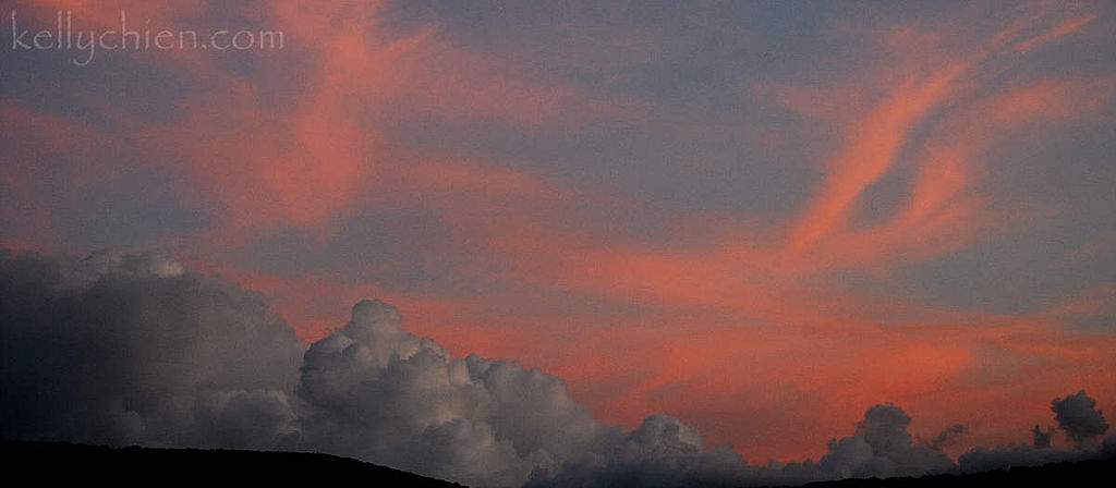 this-is-new-york.com Sunset over clouds in Grand Gorge NY photo by Kelly Chien