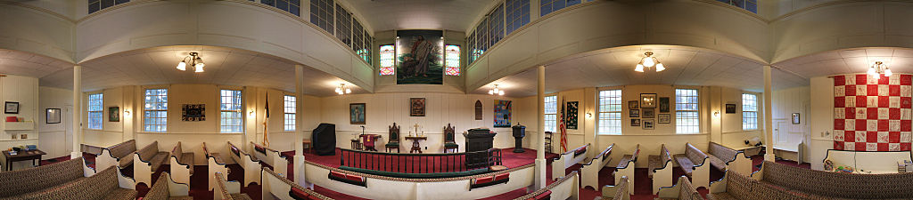 this-is-new-york.com Interior of the Township Methodist Church in Township NY photo by Kelly Chien
