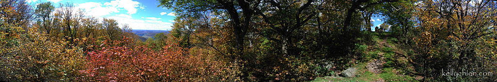 this-is-new-york.com Early fall colors on Mt. Utsayanta near Stamford NY photo by Kelly Chien