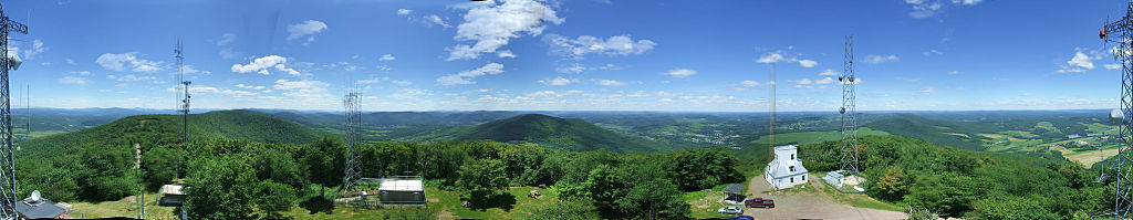 this-is-new-york.com View from the top of the fire watch tower on Mt. Utsayantha near Stamford NY photo by Kelly Chien