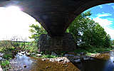 this-is-new-york.com Underneath the Delaware & Ulster railroad bridge in Hobart NY photo by Kelly Chien