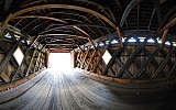 this-is-new-york.com Inside Fitch's Covered Bridge near Delhi NY photo by Kelly Chien