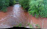 this-is-new-york.com Flooded creek in Hobart NY photo by Kelly Chien