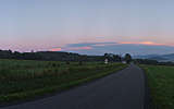 this-is-new-york.com Sunset on Gun House Hill Road near Hobart NY photo by Kelly Chien