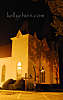 this-is-new-york.com Hobart United Methodist Church at night in Hobart NY photo by Kelly Chien