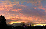 this-is-new-york.com Sunset over the recreation field in Hobart NY photo by Kelly Chien