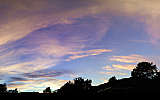 this-is-new-york.com Sunset sky over the Episcopal church in Hobart NY photo by Kelly Chien