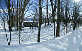 this-is-new-york.com Winter along the Delaware & Ulster railroad hiking path, Hobart NY photo by Kelly Chien